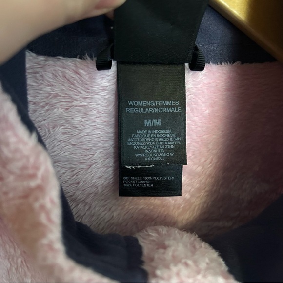 The North Face Women’s Full Zip Osito Fleece Faux Fur Jacket Light Pink Size M - Picture 3 of 7